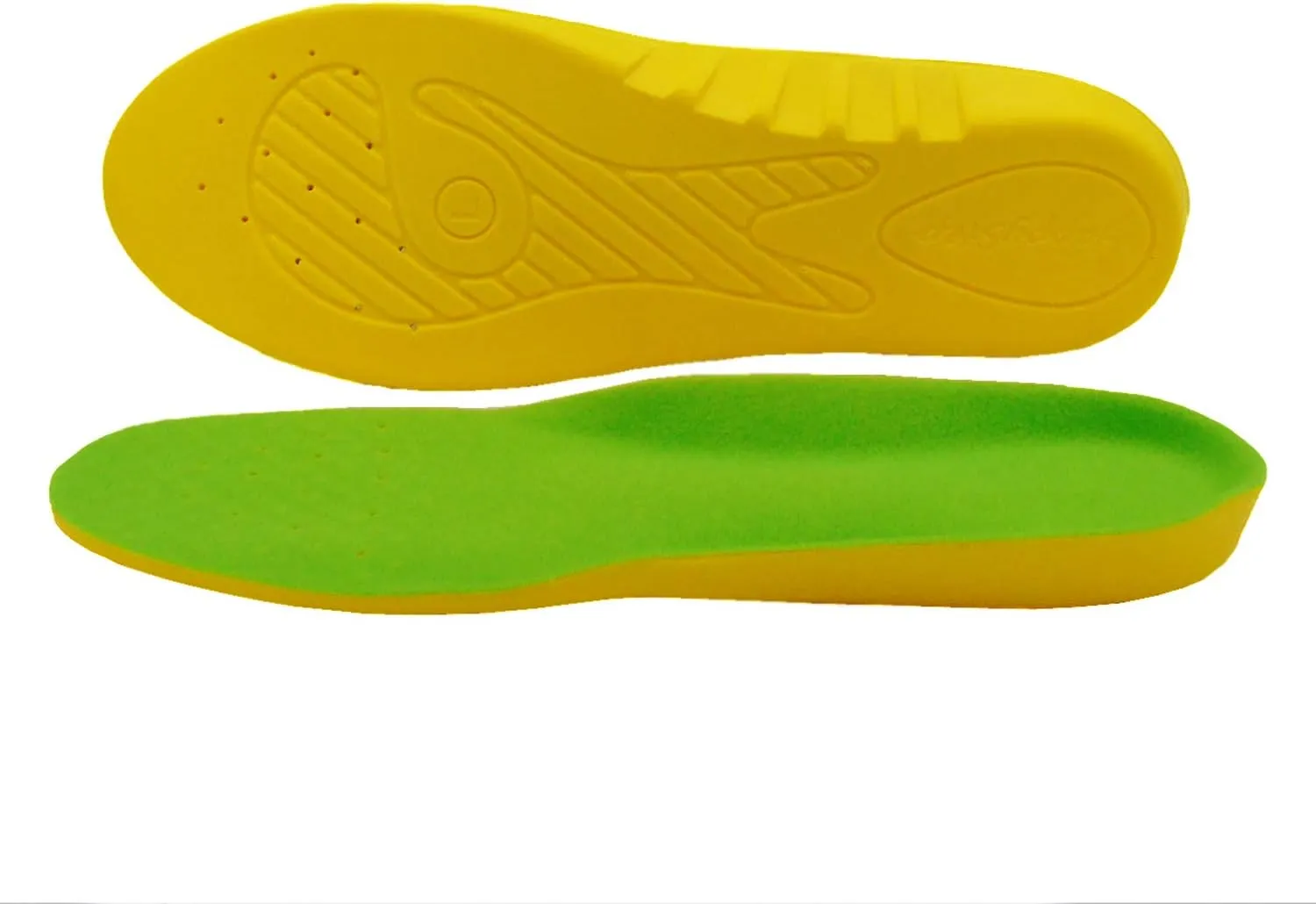 1 Pair Wide Fit Insoles Plantar Fasciitis Orthotics PU Memory Foam Comfort Shoe Inserts for Men and Women, Cushioned Arch Support, Shock Absorption and Foot Pain Relief (US Men Size 13-15)