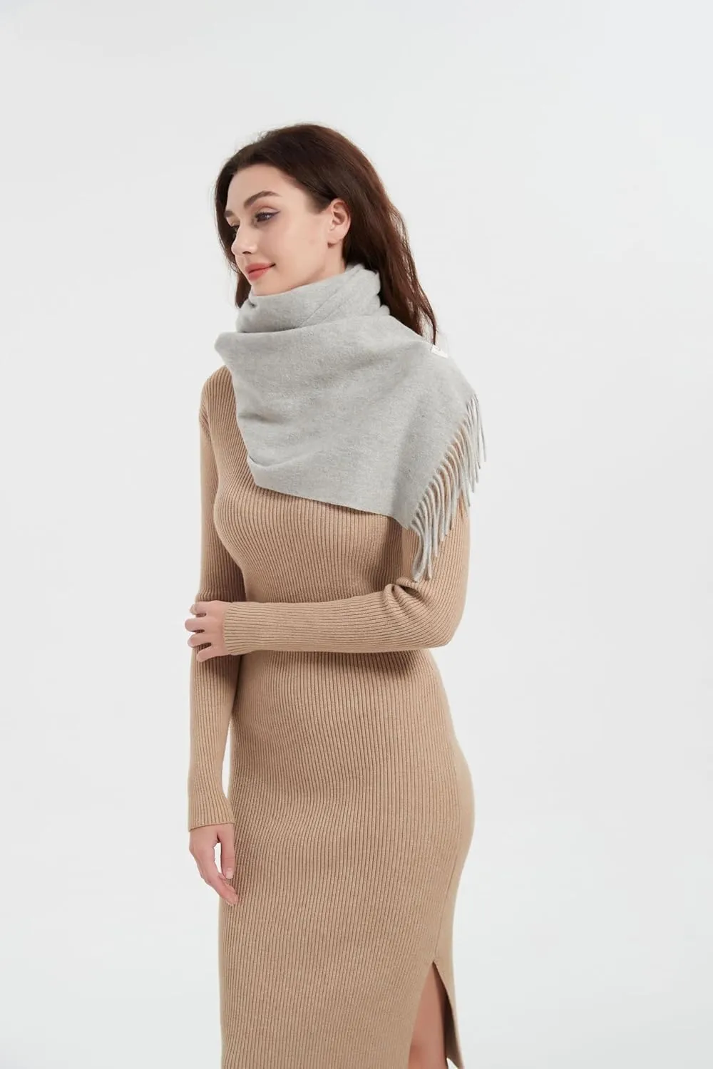 100% Pure Cashmere Scarf - Ultra Soft, Warm & Lightweight, Perfect for Autumn & Winter with Premium Gift Packaging