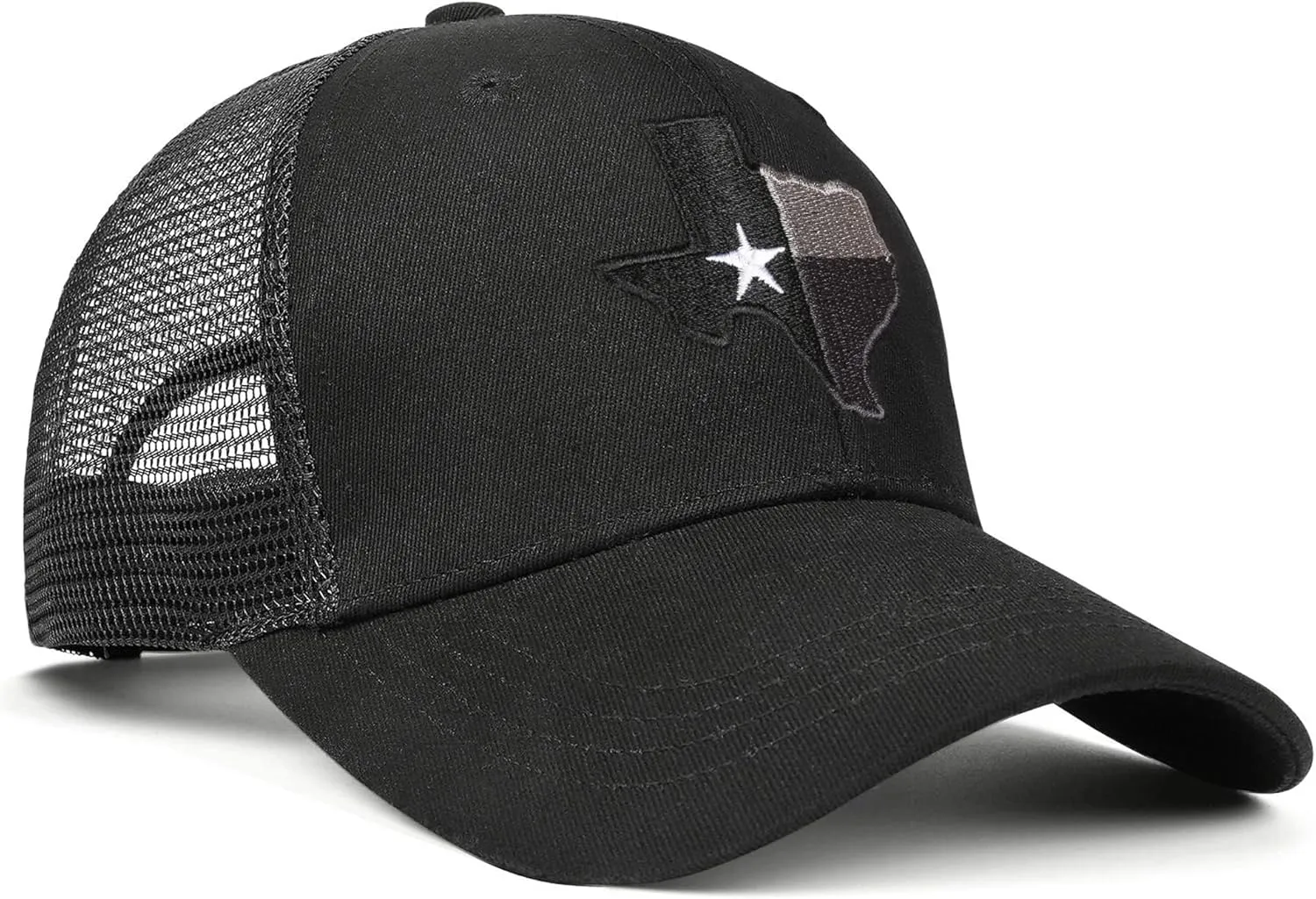 Adjustable State Flag Trucker Hat Mesh Baseball Cap with Embroidered Patch for Men Women