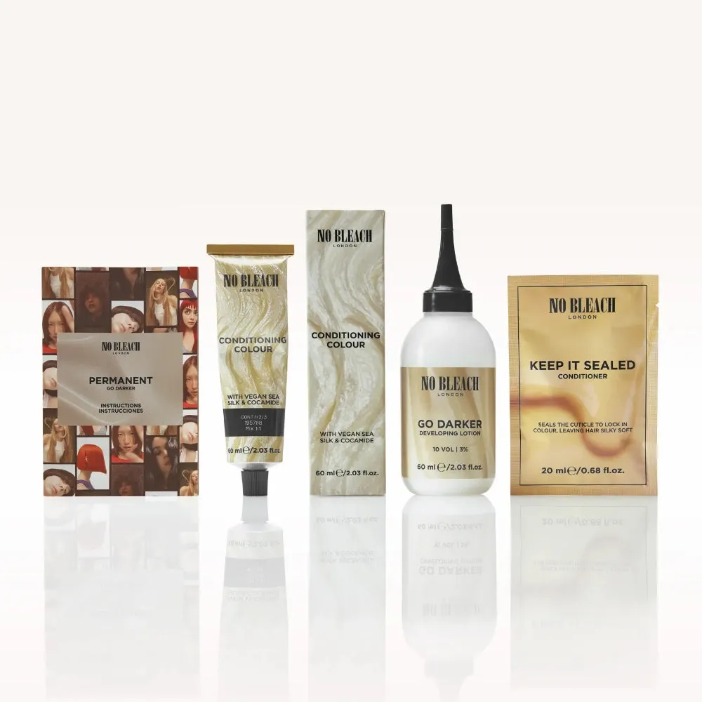 Bleach London Rich Brown Permanent Hair Dye Kit
