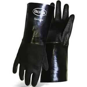 Boss 1SN2537 14" Long Heavyweight Neoprene with Interlock Lined and Crinkle Grip