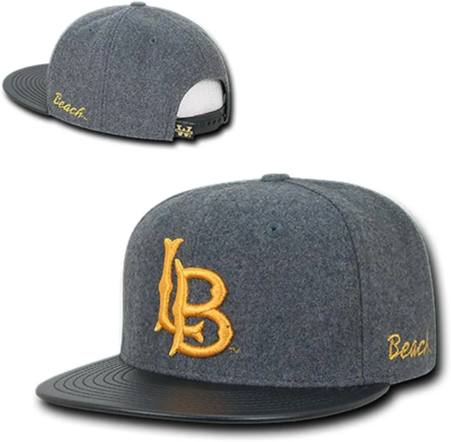 Cal State Long Beach University CSULB California 49ers Flat Bill Snapback NCAA Baseball Cap Hat