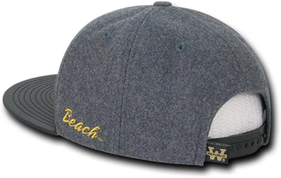 Cal State Long Beach University CSULB California 49ers Flat Bill Snapback NCAA Baseball Cap Hat