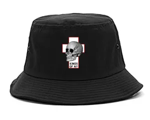 Cross And Skull Chest Mens Bucket Hat