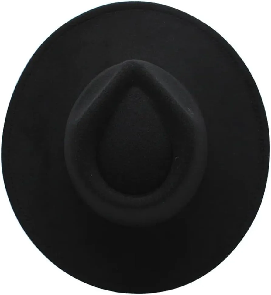 Fedora Hat Oversized 9Cm Big Fedora Hat Love Top Hat for Men and Women Big Hat