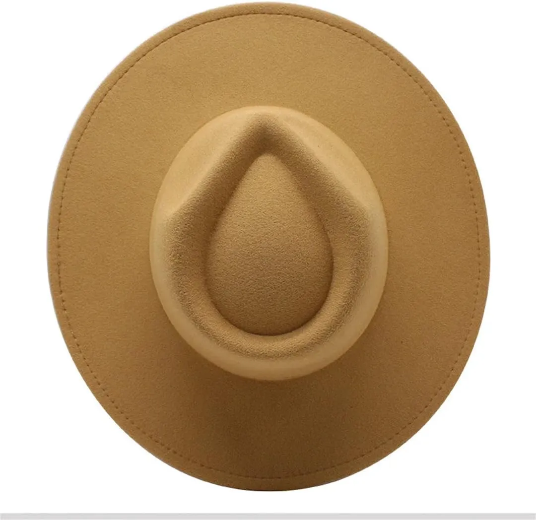 Fedora Hat Oversized 9Cm Big Fedora Hat Love Top Hat for Men and Women Big Hat