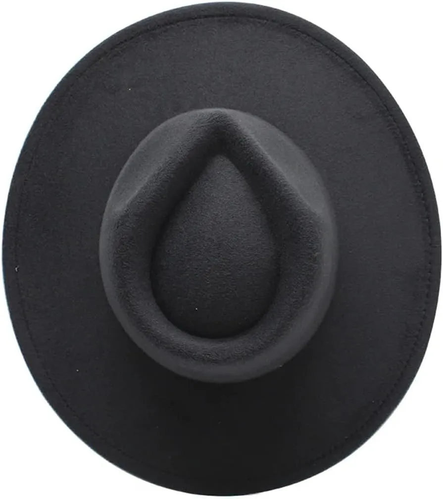 Fedora Hat Oversized 9Cm Big Fedora Hat Love Top Hat for Men and Women Big Hat