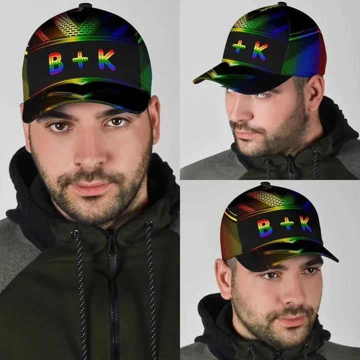 Lgbt Baseball 3D Cap, B Plus K Lgbt Printing Baseball Cap Hat