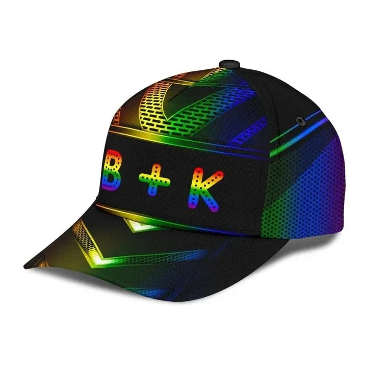 Lgbt Baseball 3D Cap, B Plus K Lgbt Printing Baseball Cap Hat
