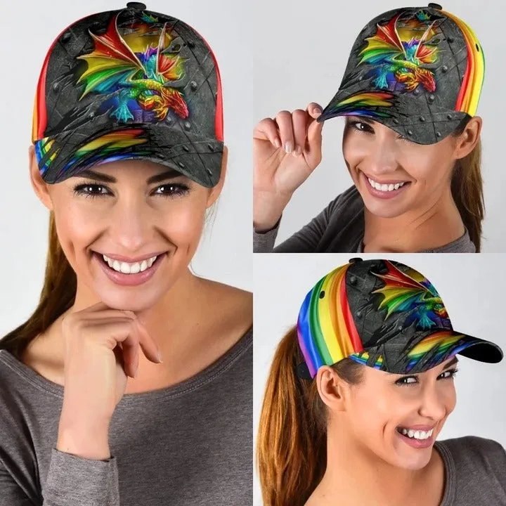 Lgbt Baseball 3D Cap, B Plus K Lgbt Printing Baseball Cap Hat