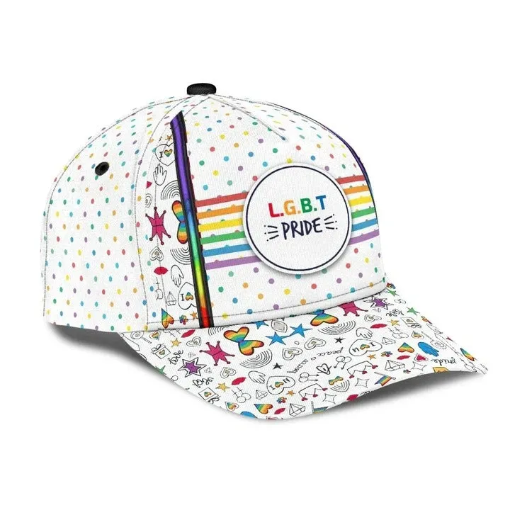 Lgbt Baseball 3D Cap, B Plus K Lgbt Printing Baseball Cap Hat