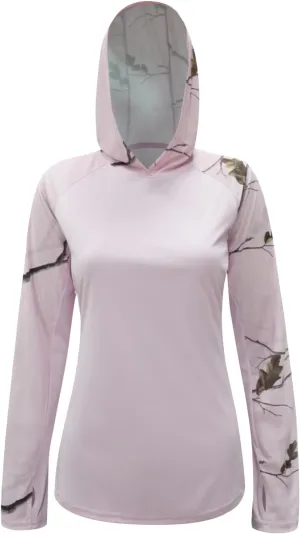 LOOGU Women's UPF 50  Sun Protection Hoodies Shirts Long Sleeve Lightweight Quick Dry UV Fishing Hking Outdoor
