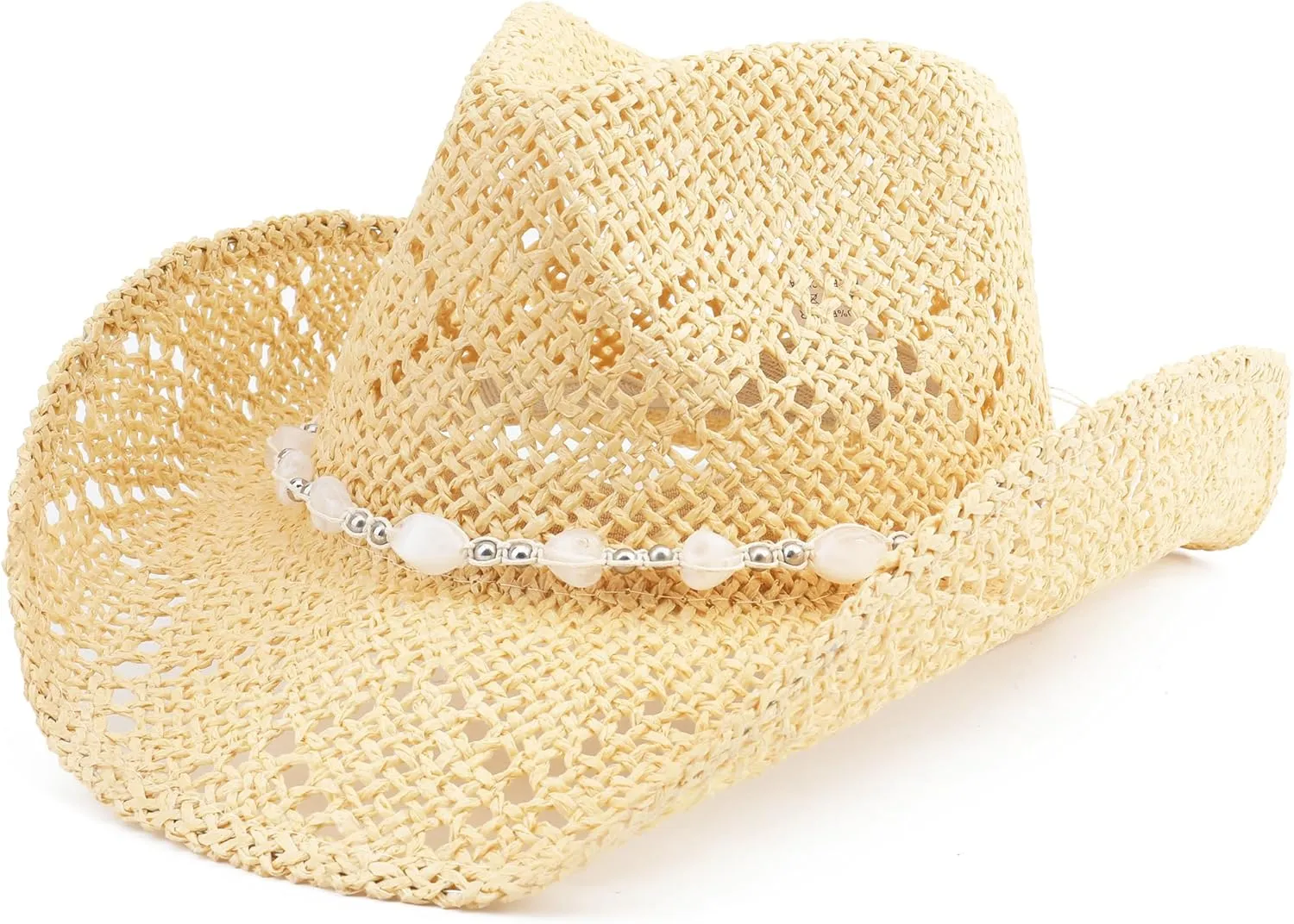 Men Women Cowgirl Straw Western Cowboy Hat