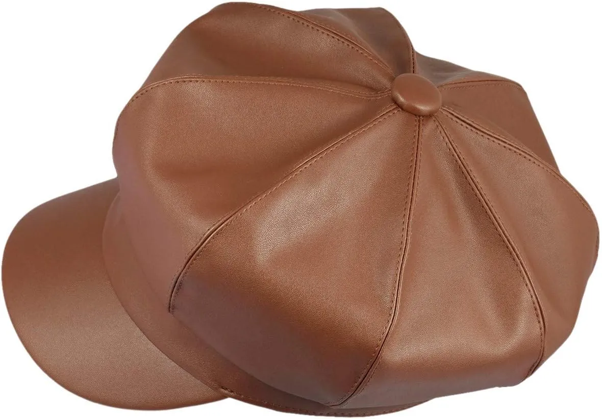 moonsix Newsboy Hat,Plain Cabbie Visor Beret Gatsby Ivy Caps for Women