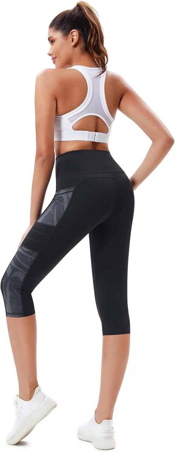 Neonysweets Women's Workout Leggings Phone Pocket Running Yoga Pants