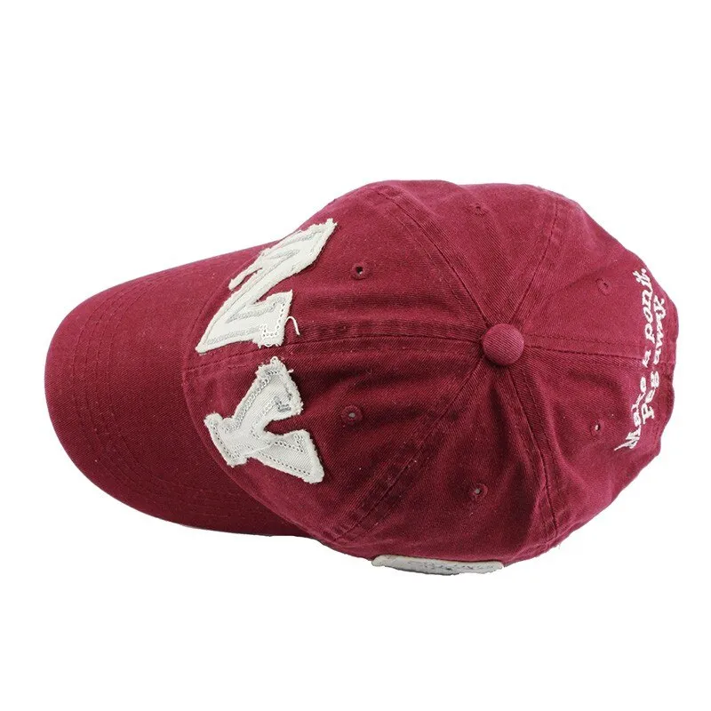 NY Patched Embroidered Letter Snapback Baseball Cap