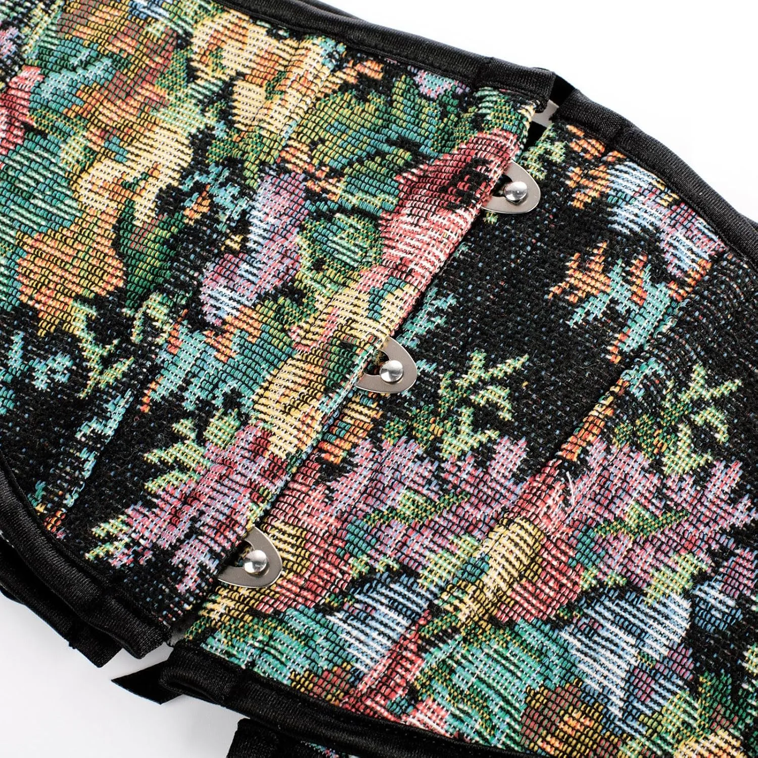 Scarlet Darkness Renaissance Corset Belt for Women Lace Up Floral Wide Waist Belt for Dresses