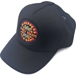 The Beatles Baseball Cap: Sgt Pepper Drum (Mesh Back)