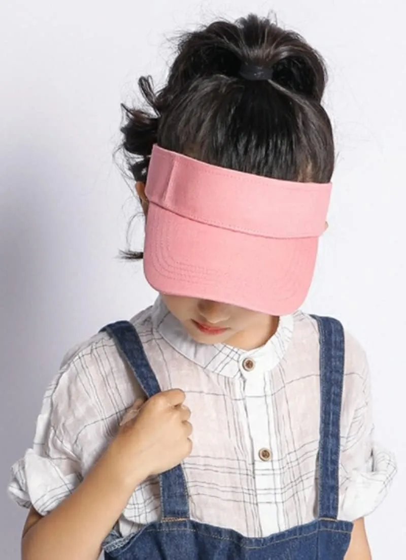 Toddler Sun Visor Girls Age 2-6, Kids Beach Visor Summer UV Protection Sport Cap for 6-12T
