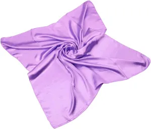 TrendsBlue Elegant Large Silk Feel Solid Color Satin Square Scarf Wrap 35"