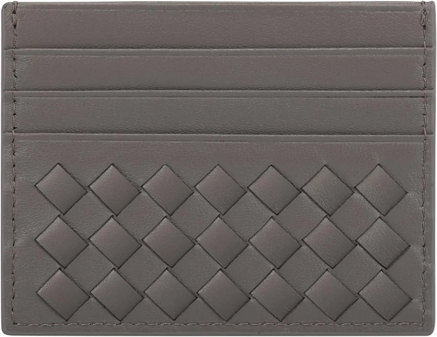 Unaone Slim Minimalist Wallet - Credit Card Holder, Leather Front Pocket Wallet Card Case for Men & Women, Grey