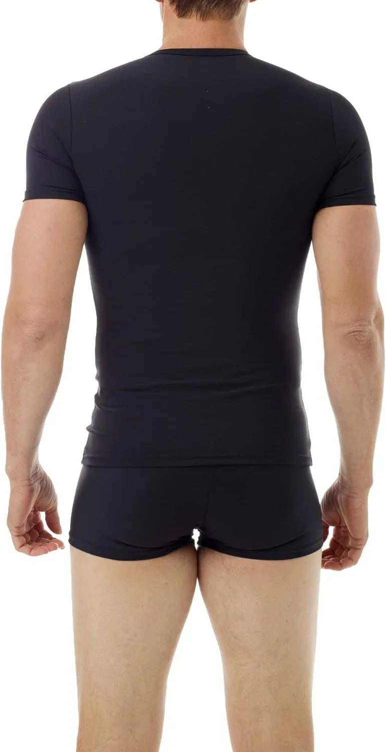 Underworks USA Mens Extreme Power Compression Gynecomastia Chest Binder Girdle T-Shirt - 998