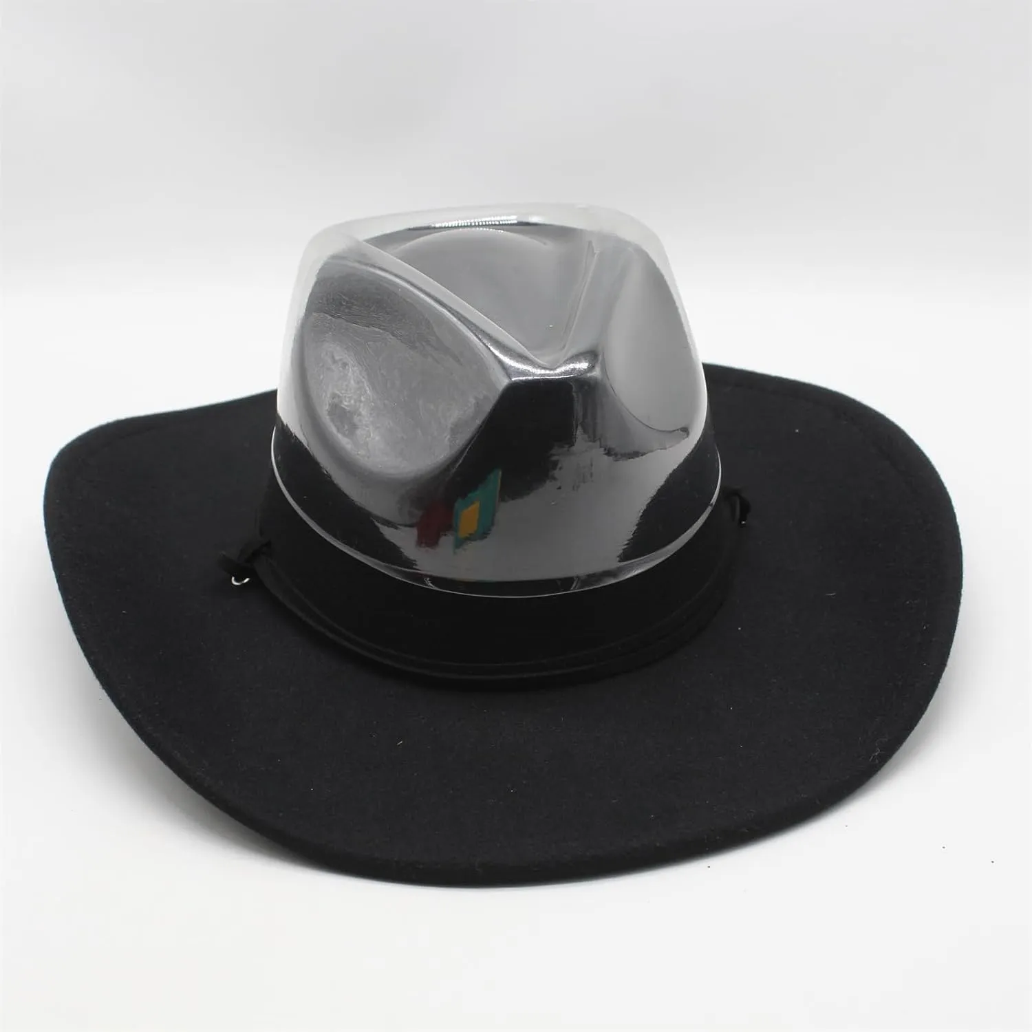 Women&Mens Retro Cowboy Hat Classic Western Felt Cowgirl Hat for Cowboy&Cowgirl with Adjustable Neck Draw String